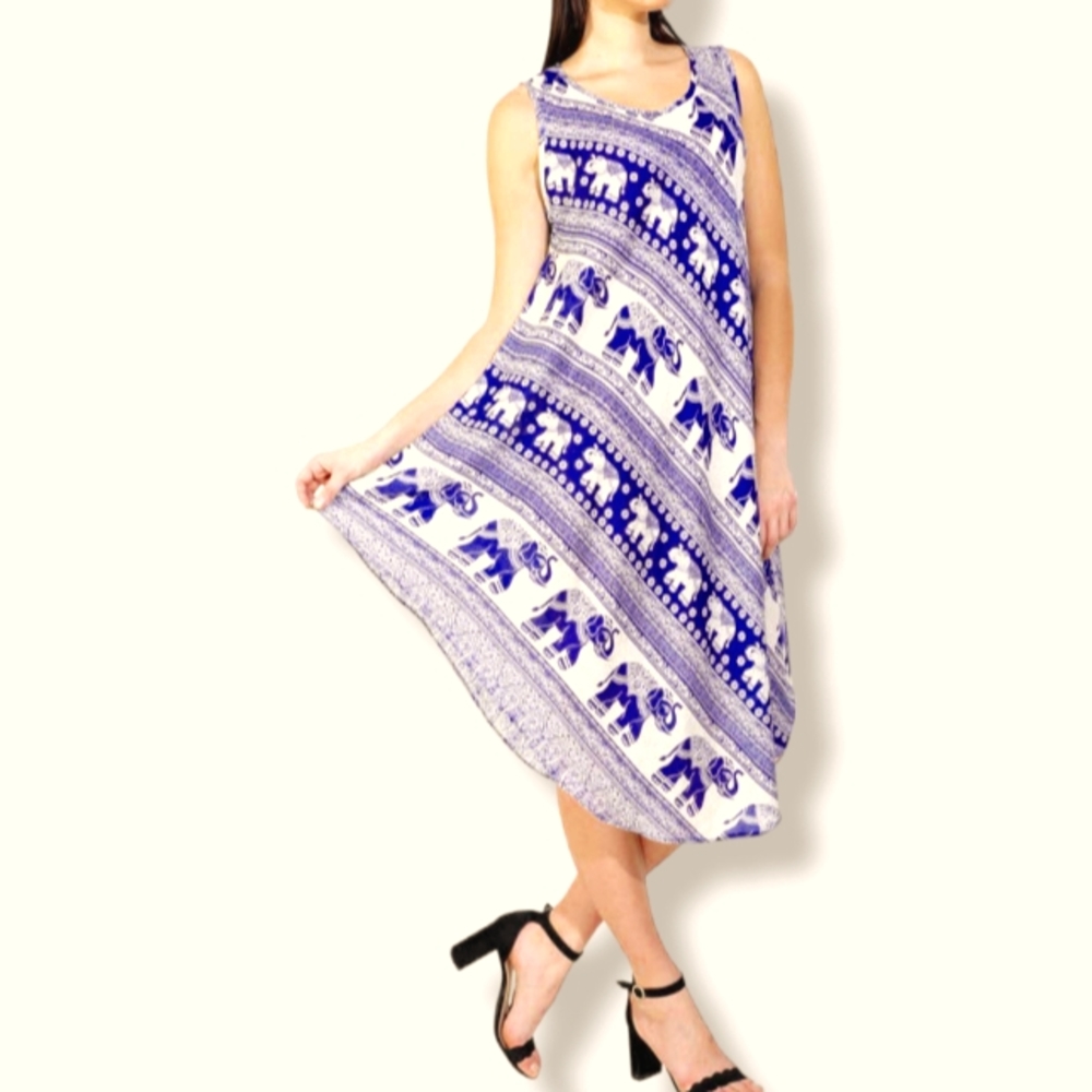 Elephant Boho Dress